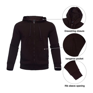 2021 New Design Men's Jogger Sport Casual 2-Piece Tracksuit Hoodie Coat and Sweatpants <b>Set</b> - Product Image 5