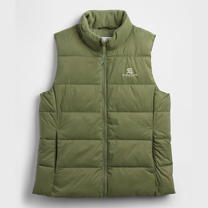 Custom <b>Women's</b> Lightweight Puffer <b>Vest</b> Packable Sleeveless Winter Jacket Breathable Polyester Filling Wholesale <b>Down</b> Label <b>Vest</b> - Product Image 3