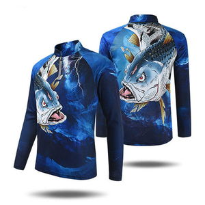 Camisas de Pesca Polo con Protección UV, Manga Larga, Bolsillo con Cremallera, Elásticas, con Logotipo Personalizado al por Mayor - Product Image 2