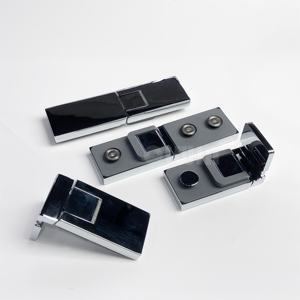 Clips <span class=keywords><strong>de</strong></span> fixation pour salle <span class=keywords><strong>de</strong></span> bain 0 degré Charnière en laiton Pince murale pour porte <span class=keywords><strong>de</strong></span> <span class=keywords><strong>douche</strong></span> - Product Image 4