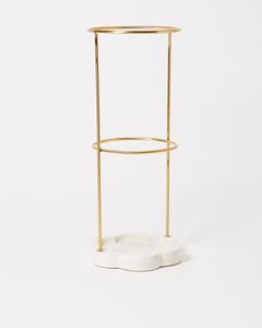 Organizador funcional de metal para paraguas con bandeja de drenaje para mantener la entrada limpia y organizada - Product Image 1