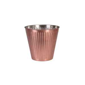 Hammered Copper Ice Bucket Round Shape Metal Industrial Style Handmade Wine Cooler <b>Bar</b> ware Party Beverage Cooler - Product Image 1