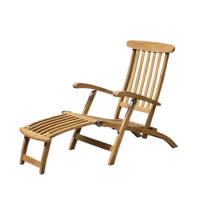Chaises pliantes en bois massif, meubles d'extérieur pour parcs et piscines, chaises longues en bois, fabrication en Indonésie, vente en gros - Product Image 3