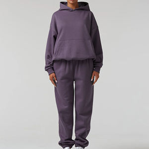 Conjunto de Sudadera con Capucha y Pantalones Largos de Dos Piezas, Estampado, Informal, para Invierno, 100% Algodón - Product Image 4