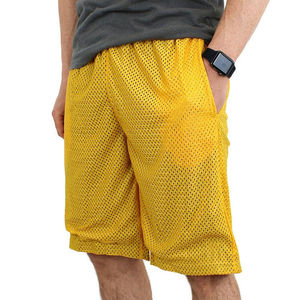 Pantalones Cortos de Malla de Poliéster/Algodón de Alta Calidad, Transpirables, de Secado Rápido, Personalizados por Sublimación, para Gimnasio, Baloncesto, Casuales para Hombre - Product Image 1