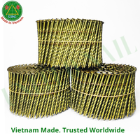 Clous en spirale 3" x 0.120, 4500 pièces, tige de vis durable pour pistolet pneumatique, fabriqué au Vietnam |   Clavo en rouleau