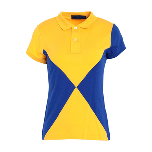 Camisetas de Golf Personalizadas para Mujer, Tejido de Punto Sólido, Transpirable, Ecológico, Manga Corta, Logotipo Impreso Personalizado - Product Image 1