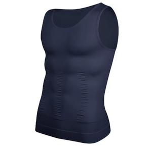 Camiseta sin Mangas de Punto para Hombre, Cuello Redondo, Color Sólido, Transpirable, Estilo Casual, Material de Spandex y Poliéster - Product Image 5
