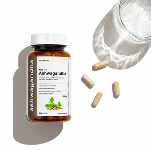 Cápsulas Naturales de Ashwagandha KSM-66 600 Mg, Extracto Herbal Adaptógeno, Alivio del Estrés, Apoyo Energético, Bienestar Diario, Adultos, OEM - Product Image 1