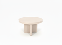 Ensemble de table basse moderne avec 4 chaises, construction en placage de frêne massif MDF, durable, facile à nettoyer, léger, décoratif, pour salon