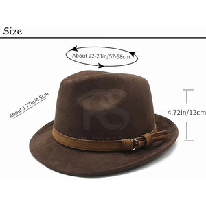 Collection de chapeaux Fedora tendance, style élégant et haut de gamme, chapeau pour hommes et femmes, parfait pour les tenues formelles et décontractées - Product Image 5