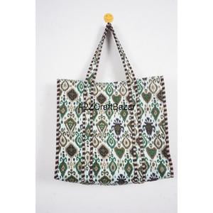 Bolso Tote de Algodón a Rayas Vintage de Lujo de Alta Gama para Mujer, con Asa Larga, Ideal para Viajes de Verano, Playa, Almacenamiento y Exhibición - Product Image 1