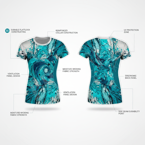 Camisetas de Yoga y Fitness con Diseño Personalizado Impreso de Alta Calidad, Transpirables, de Secado Rápido, Elásticas y Deportivas - Product Image 2