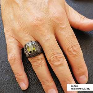 Bague BOJ RCJ 006 personnalisée en argent et diamant, bague de diplôme universitaire unisexe, cadeau pour les occasions de fête, prix bas - Product Image 5