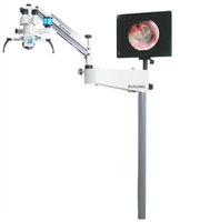 Binocular Surgical Microscope With LED Light Source Manual Focus Export Quality Sticker Logo...