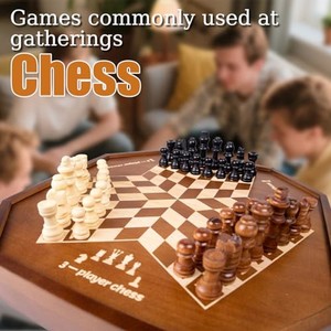 Sheesham <b>Wood</b> <b>Chess</b> <b>Set</b> Tribal Motifs Wholesale | Handcrafted Indian Board Game - Product Image 6