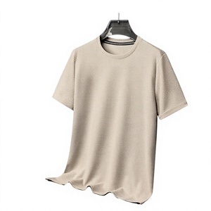 T-shirt en coton surdimensionné pour homme, manches courtes, col rond, imprimé lettres sur le devant, style décontracté, respirant, en jersey tricoté - Product Image 3