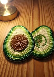 Modernos dijes de bolso personalizables hechos a mano con cuentas de semillas, bordados artificiales ecológicos de motivos geométricos, vegetales y náuticos para mujer - Product Image 6