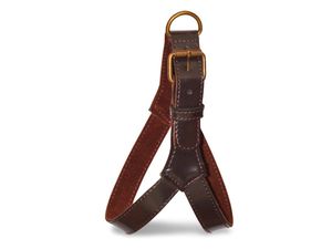 Adjustable Leather <b>Dog</b> Harness Featuring Heavy Duty Stainless Steel Hardware For Reliable Outdoor <b>Dog</b> Walking - Product Image 5