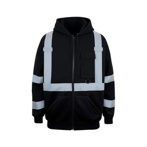 Sudadera de Seguridad Impermeable de Alta Visibilidad ANSI Clase 2 Multiusos con Diseño Reflectante para Entornos de Trabajo Industriales - Product Image 1