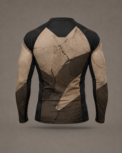 เสื้อรัดรูปแขนยาวแบบยูนิเซ็กซ์ พิมพ์ลายด้วยเทคนิค Heat-Transfer สำหรับ MMA BJJ ระบายอากาศได้ดี แห้งเร็ว ซับเหงื่อ ยืดได้สี่ทิศทาง - Product Image 2