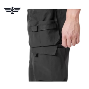 Men's Outdoor Workwear Fluorescent <b>Cargo</b> <b>Pants</b> Heavy Duty Utility Multi-Pocket Reinforced Knee Construction <b>Work</b> <b>Pants</b> - Product Image 3
