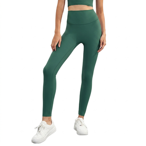 Women High Waist Lightweight Yoga Pants Workout Push up Sportswear Adult Fitness Leggings Spandex/Nylon Solid - Product Image 1