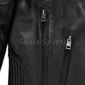 Novedades 2026, Chaqueta de Cuero de Moda Urbana, Chaqueta de Cuero Transpirable y Cómoda para Mujer - Product Image 3