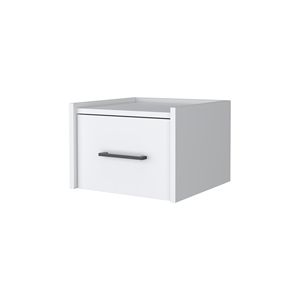 Comodino da Parete Elfrida Sleek con Singolo Cassetto e Ampio Ripiano Superiore dal Design Elegante - Product Image 6