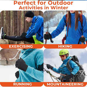 Gants d'hiver, gants de ski, doublure thermique, écran tactile, adaptés à la course à pied, au cyclisme, aux courses, gants de haute qualité, vente en gros - Product Image 6