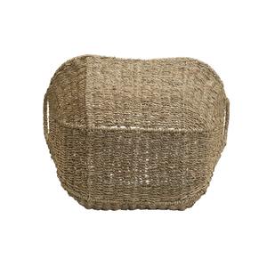 Cesta de algas marinas naturales con borde tipo hamaca, cesta de almacenamiento hecha a mano, venta al por mayor, ecológica, hecha en Vietnam - Product Image 6