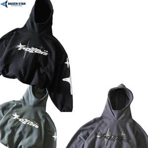 Sudadera con Capucha Personalizada para Hombre, de Algodón y Felpa, Estilo Oversize, Ropa Casual Urbana, Venta al Por Mayor - Product Image 5