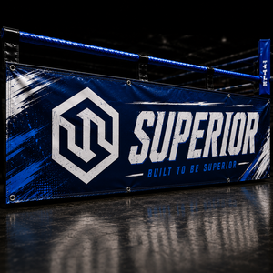 Personalized Boxing Ring Advertising <b>Banner</b> with Reinforced Edges Custom Printed Boxing Ring Side Cover <b>Banner</b> for Tournaments - Product Image 1