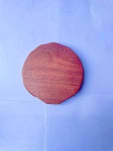 Posavasos Redondos de Madera, Diseño Sólido, 400 mm de Diámetro, 5 mm de Grosor - Product Image 2