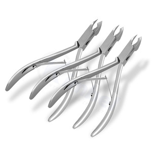 High Quality Stainless Steel Professional Sharp <b>Pointed</b> Nail Cutter Clipper Pedicure Nail Cutting Tools - Product Image 3
