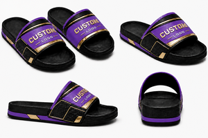 Men's Slide Sandals Solid Color Breathable Open Toe <b>Outdoor</b> Summer <b>Slippers</b> EVA Comfortable Non Slip Size Chart Included - Product Image 5