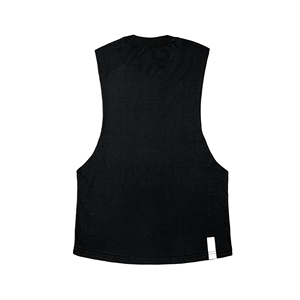 Débardeur de sport pour homme en fibre de bambou, col roulé, sans manches, taille XL, logo personnalisé, écologique, respirant, séchage rapide - Product Image 5