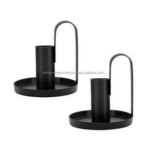 Chandelier classique en métal avec base de bougie et poignée, parfait pour la fête, le mariage et la décoration intérieure, nouvel arrivage - Product Image 1