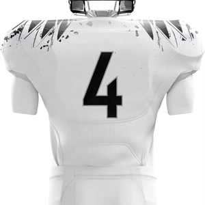 Uniforme de Fútbol Americano Personalizado Ligero y Transpirable de Manga Corta, Talla Grande, Color Liso, 100% Poliéster Malla, Alta Calidad - Product Image 4