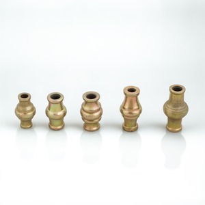 Mécanisme de roulement à roulettes rondes de 5 et 4 pouces en laiton poli pour porte coulissante, accessoires de quincaillerie architecturale - Product Image 1
