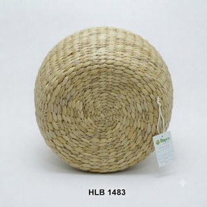 Natural Seagrass Woven Serving <b>Tray</b> Round Handwoven <b>Basket</b> for Home Kitchen Table Decor - Product Image 3