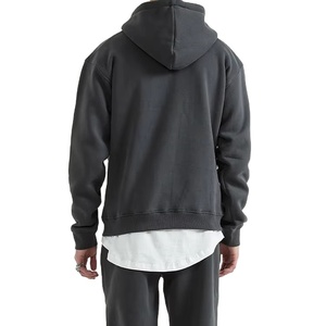 Sweat-shirt unisexe 100% coton de haute qualité, personnalisé, poids lourd 345GSM, tissage surdimensionné, anti-rétrécissement, sweat-shirt unisexe - Product Image 3