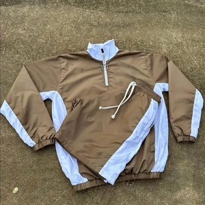 Chaqueta Deportiva Cortavientos para Hombre de Alta Calidad, 100% Poliéster, Transpirable, con Logotipo Personalizado, Ropa Deportiva de Otoño, Conjuntos OEM - Product Image 6