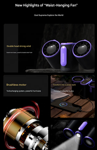 Double-head waist fan HX157 - Product Image 3