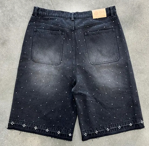 Pantalones Cortos de Mezclilla Casuales Elásticos para Hombre 2026, en Azul y Negro, Tela de Lona Transpirable, Estilo Urbano - Product Image 6