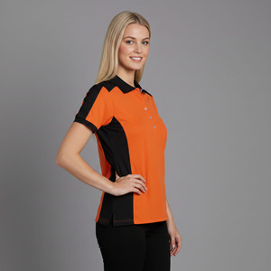 Wholesale 100% cotton Women's Polo Shirts Custom embroidered logo Breathable Short sleeve solid color comfortable ladies polo - Product Image 2