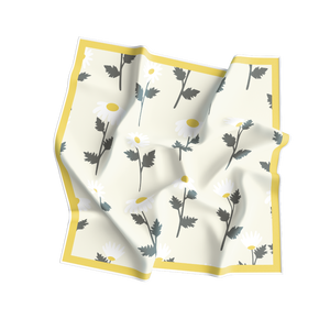 Pattern Digital Print Women Silk Square <b>Scarf</b> Adult European American Reversible Breathable All Seasons Daily Wear Fashion - Product Image 1