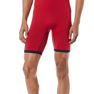 Combinaison de lutte professionnelle pour hommes, design personnalisé, extensible, en spandex/polyester, respirante, durable, de haute qualité, coupe ajustée, pour adultes - Product Image 4