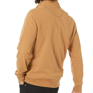 Sudadera de Forro Polar Personalizada para Hombre, de Alta Calidad, Ecológica, para Invierno, con Media Cremallera, Bolsillos, de Poliéster/Algodón, Teñido Liso - Product Image 2