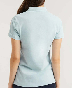 Polo femme en coton et polyester de haute qualité avec logo personnalisé, idéal pour le travail, les occasions décontractées et le quotidien. - Product Image 2